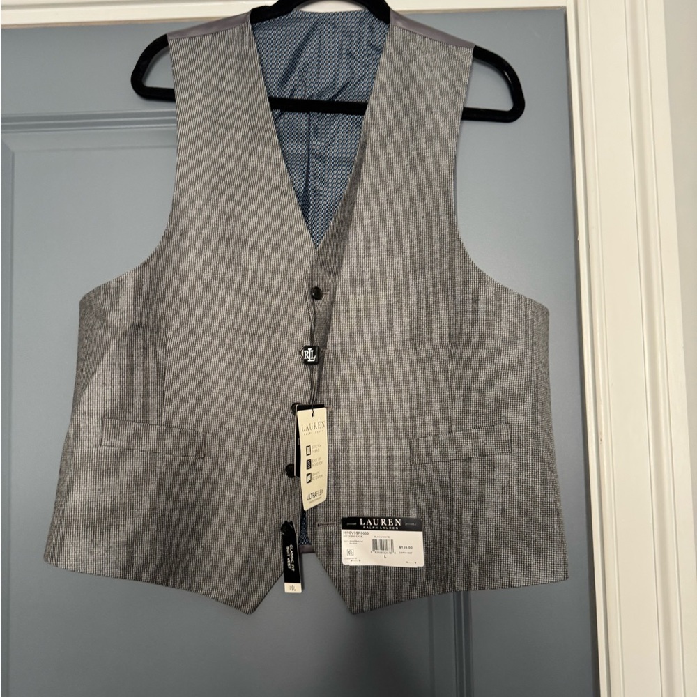Lauren Ralph Lauren Hitchcock Charcoal Vest